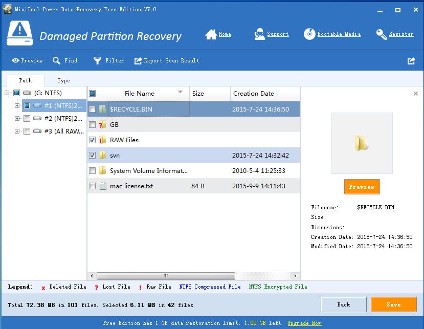 Damaged Partition Recovery 3
