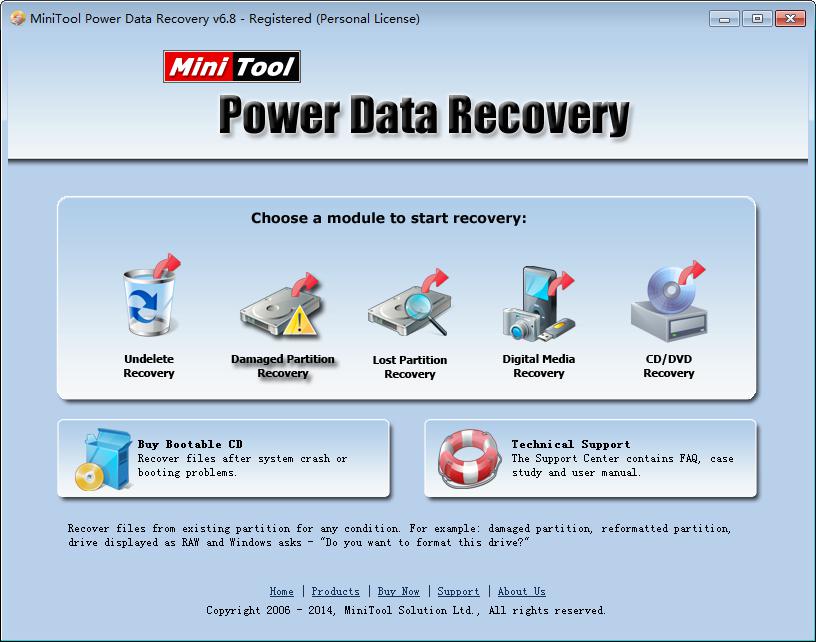 Damaged partition recovery 8