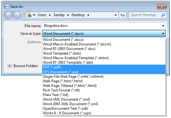 Recover deleted Word document 6