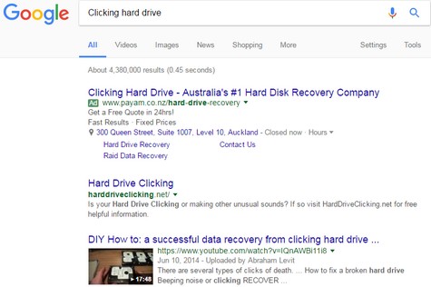 Clicking hard drive recovery 1