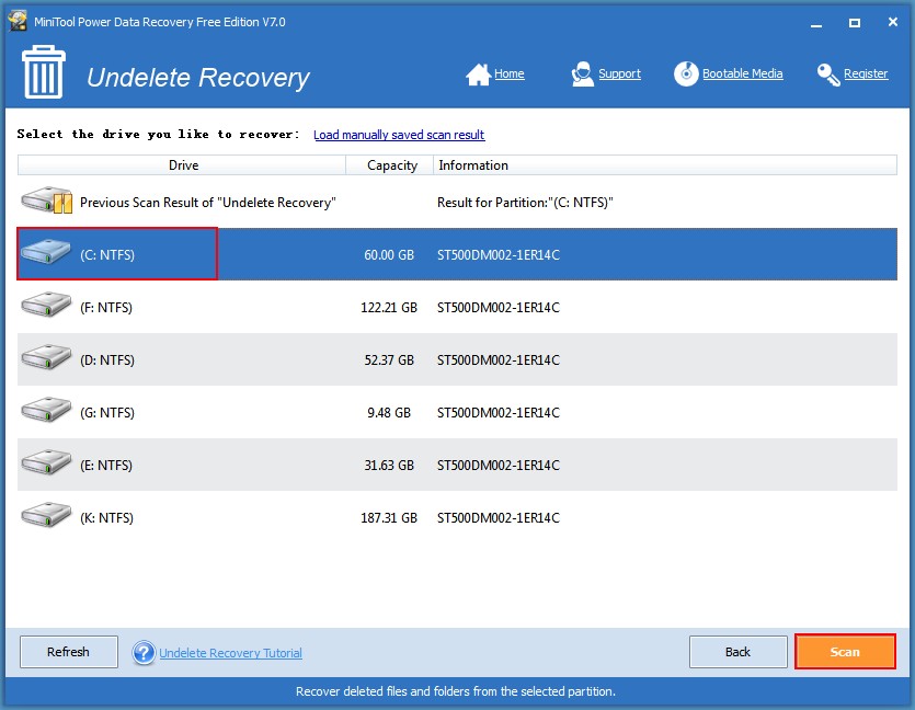 Recover deleted Outlook files 3