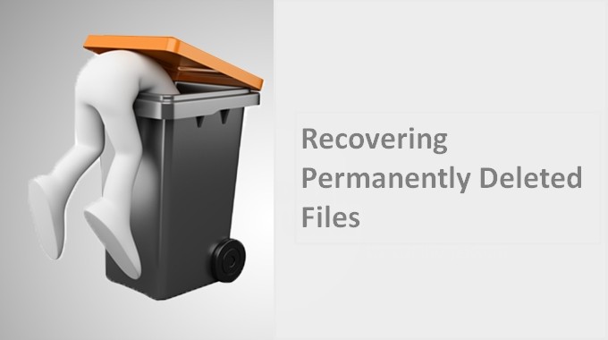 Recovering permanently deleted files 1