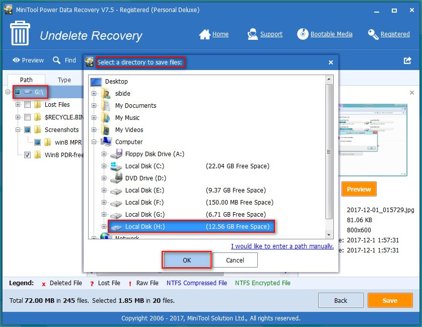 Recover files from laptop hard drive 5