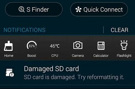 SD card is damaged, try reformatting it