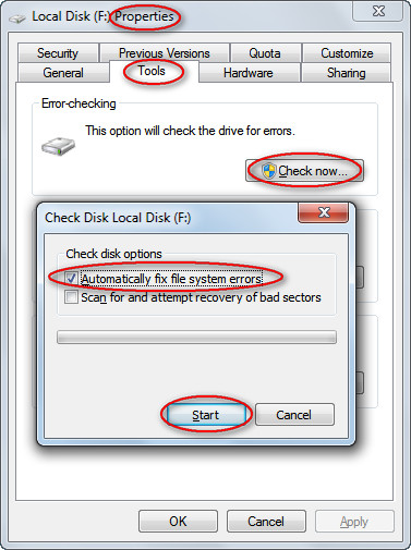 DiskPart has encountered an error 5