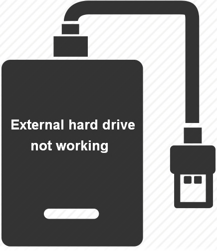 External hard drive not working 1