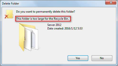 Files too big for recycle bin 2