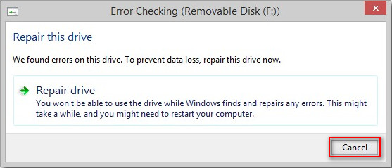 Windows Scan and Fix deleted files 8