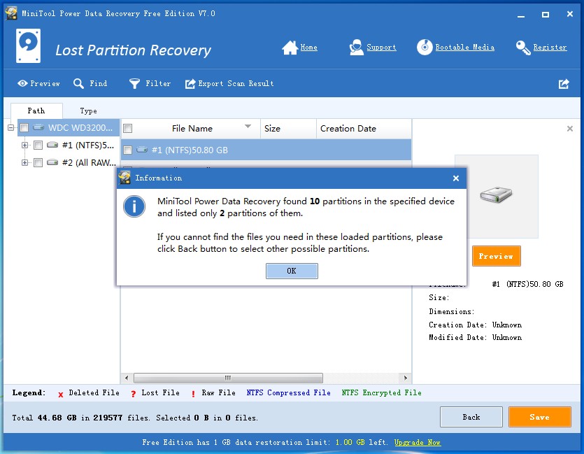 Lost Partition Recovery 10