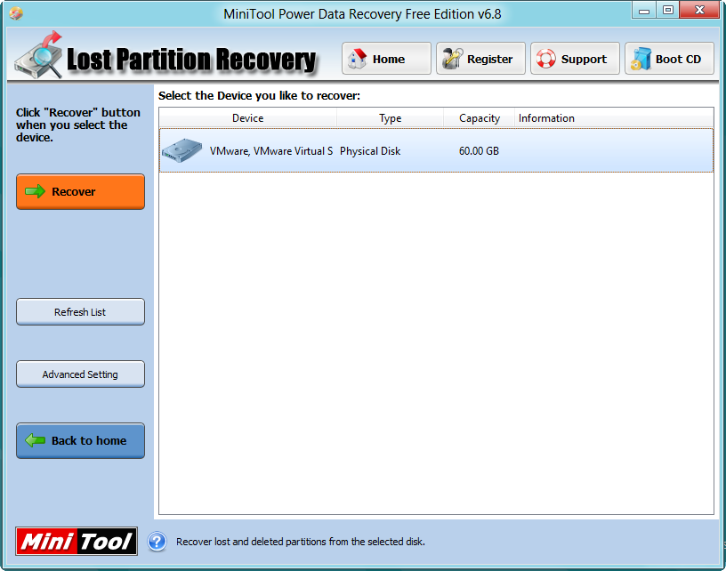 Deleted Partition Data Recovery