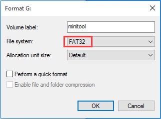 disk management format