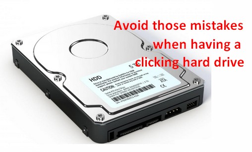 Clicking hard drive recovery 12