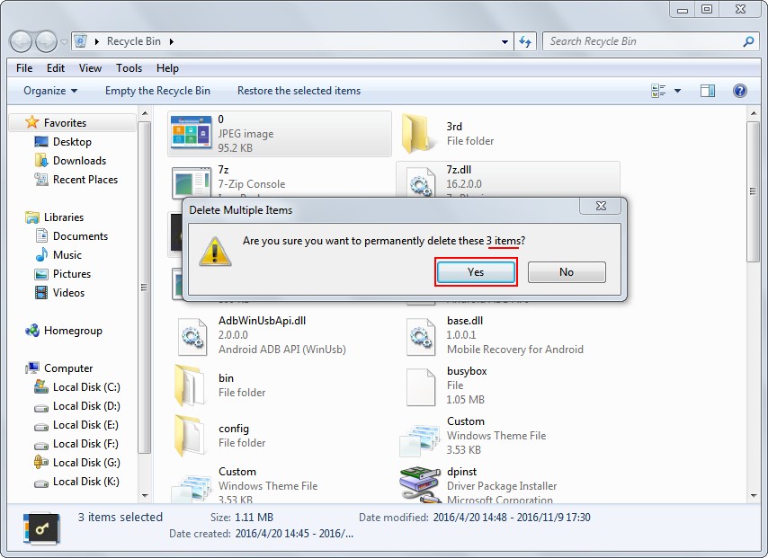 To Complete Recycle Bin Recovery, This Is What You Should Know