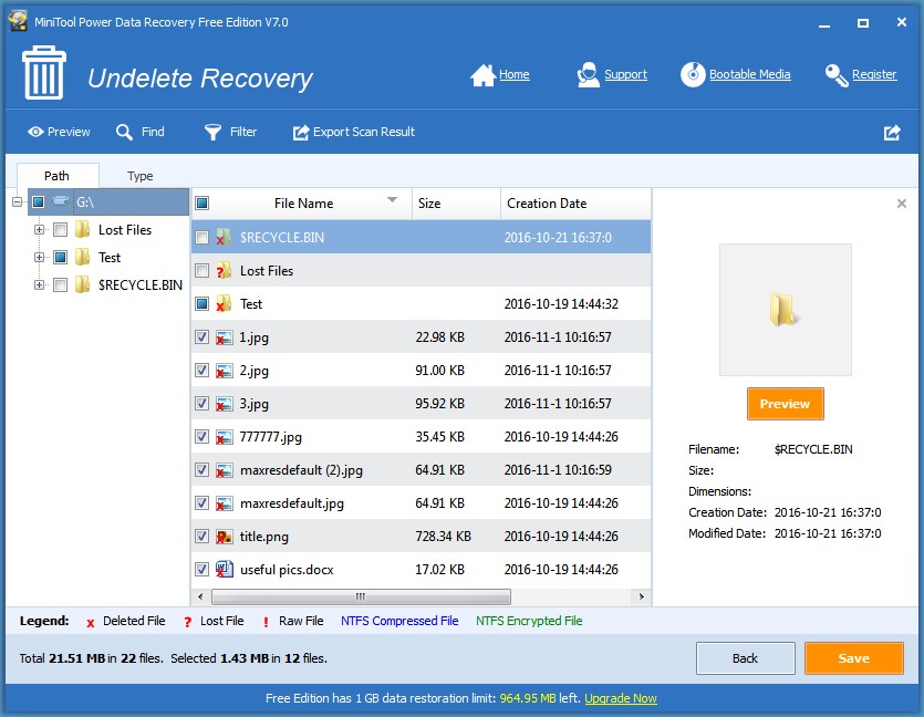 Recover permanently deleted files 5