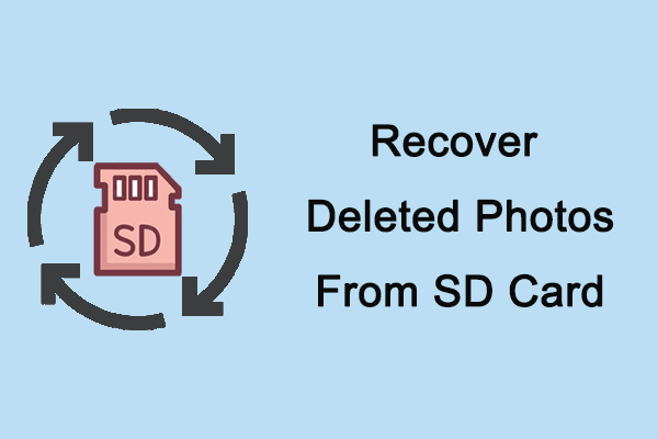 Recover Deleted Photos From SD Card Through Various Ways