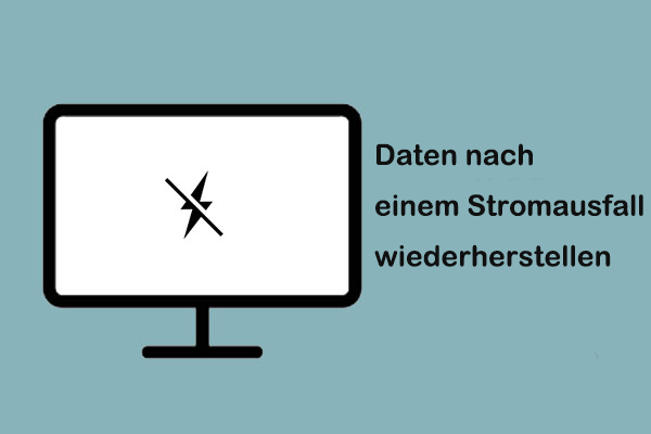 Gelöst | Daten nach einem Stromausfall unter Windows wiederherstellen
