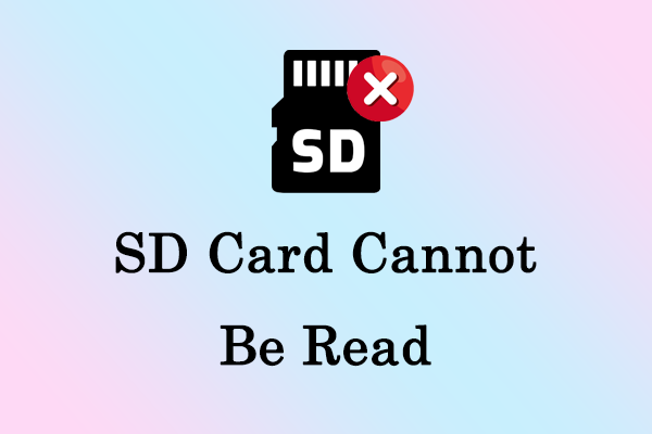 Exact Steps for Fixing SD Card Cannot Be Read & Recovering Data