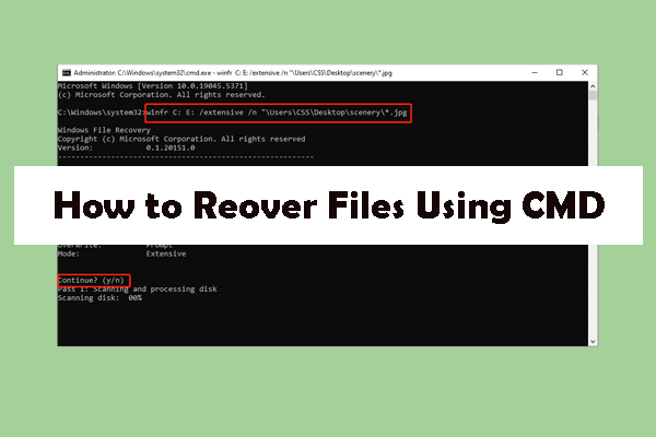 Recover Files Using CMD & Powerful Alternative on Windows