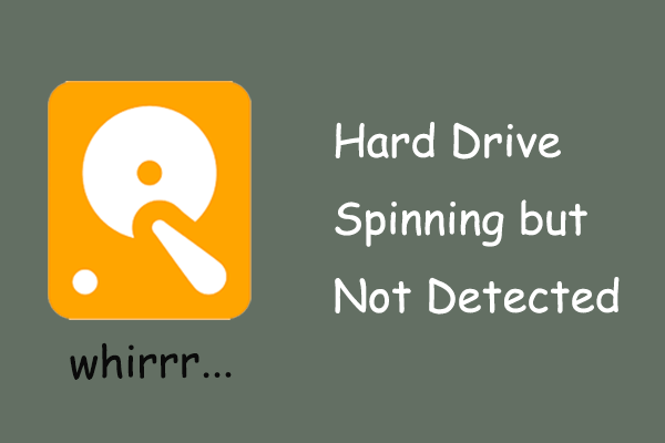 Spotlight on How to Fix Hard Drive Spinning but Not Detected
