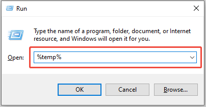 type the command