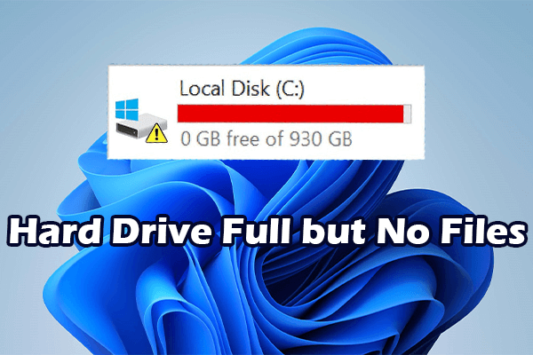 A Comprehensive Guide: Hard Drive Full but No Files on Windows