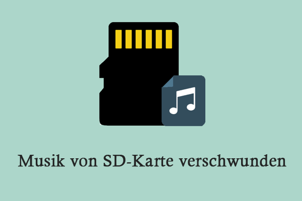 Schnelle Lösung – Musik plötzlich von SD-Karte verschwunden