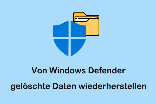 Windows Defender hat meine Dateien gelöscht & Daten wiederherstellen