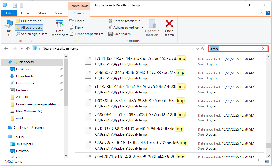 search for the .tmp files to locate the unsaved Notepad files