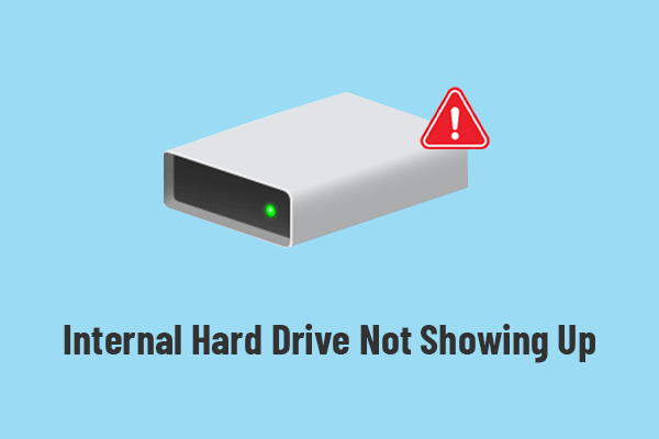 Full Guide: How to Fix Internal Hard Drive Not Showing Up