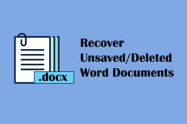 Recover Word Documents: Restore Deleted or Unsaved Files Easily